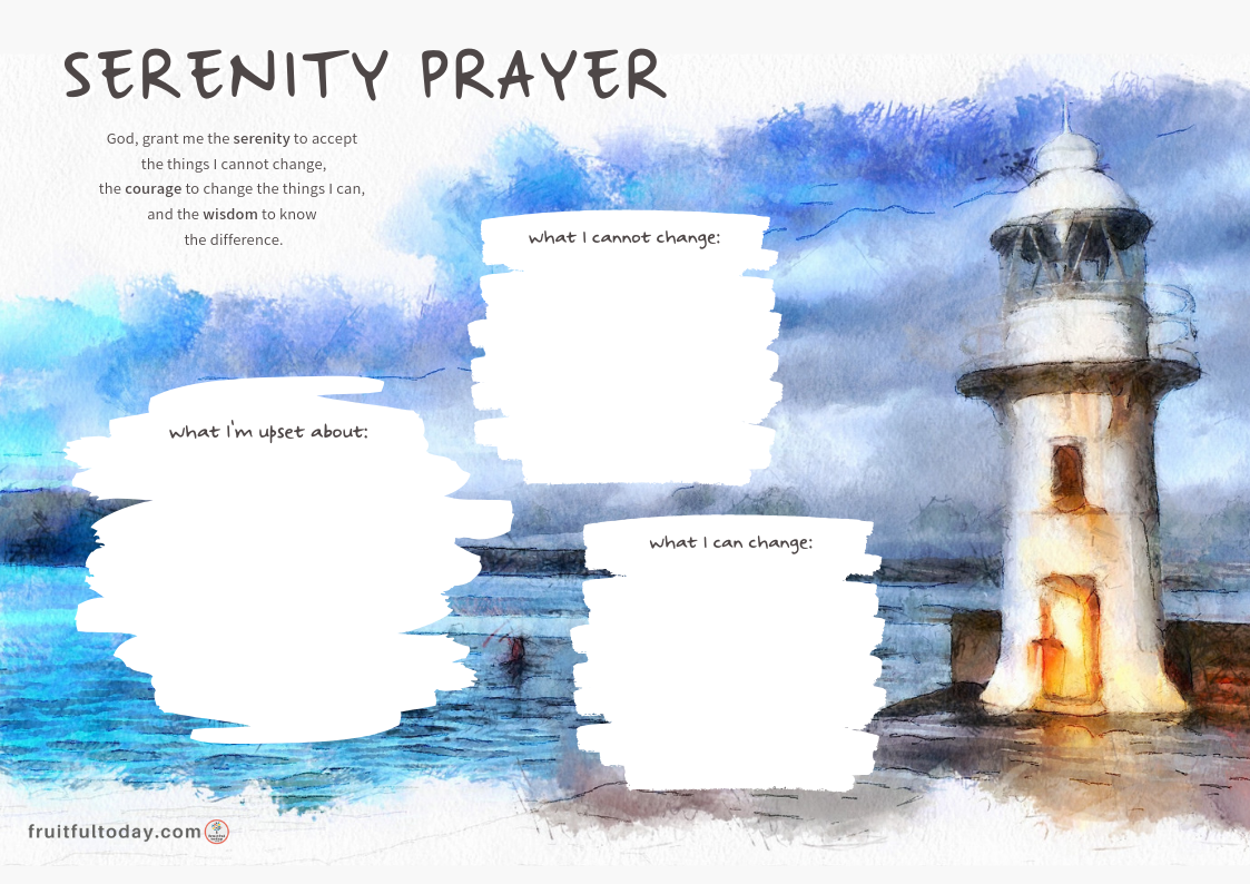 serenity prayer printable